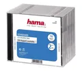 Produktbild: Hama CD-Hülle CD Doppel Leerhülle, 10er Pack, Transparent, Schwarz, Schutzhülle
