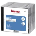 Produktbild: Hama CD-Doppel-Leerhülle, Standard, 10er-Pack, transparent-schwarz