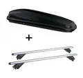 Produktbild: VDP Dachbox Dachbox JUEASY300L+Alu Dachträger RB003, (Für Ihren Skoda Fabia III SW (5Türer) ab 2015 mit offener Reling), für Skoda Fabia III SW 5Türer ab 15