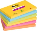 Produktbild: Post-it Haftnotizen Super Sticky Notes Carnival Collection - 6 Blöcke 2 Größen