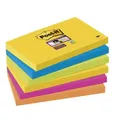 Produktbild: 1-12x Post-it Haftnotizen super sticky notes, 127x76 mm, Carnival BIS 47% RABATT