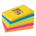 Produktbild: Post-it® Super Sticky Notes Carnival Haftnotizen extrastark 6556SR farbsortiert,