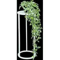 Produktbild: DanDiBo Blumenhocker Metall Weiß Rund 50 cm Blumenständer Beistelltisch 96483 S Blumensäule Modern Pflanzenständer Pflanzenhocker