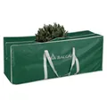 Produktbild: Salcar 130 x 40 x 50 cm Aufbewahrungstasche für Weihnachtsbaum bis zu 240 cm, Reißfest Transporthülle Wasserdicht, Grün