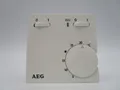 Produktbild: RT602SNSZ Raumtemperaturregler Alpinweiss AP mit Netzschalter und Schalter