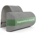 Produktbild: Nackenrolle für Sessel mit Gegengewicht 100% Memory Schaum, Nackenkissen Sofa...