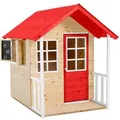 Produktbild: Zwerkules Spielhaus Lolla 135 cm x 120 cm x 139 cm Rot FSC®