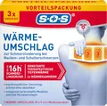 Produktbild: SOS Wärme-Umschlag (3er Pack) - Schmerzlinderung bei Muskel- & Gelenkschmerzen, Beschwerden im Nacken & Schulterbereich - löst Verspannungen - bis zu 8 Stunden Wärme