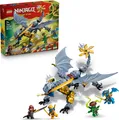 Produktbild: LEGO NINJAGO Showdown mit dem Ninja-Drachen Riyu - Ninja Spielzeug für Jungen und Mädchen - Modellbau mit Drachenfigur, 4 Minifiguren und Schwertern - Geschenk für Kinder ab 7 Jahren - 71855