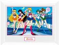 Produktbild: Sailor Moon Gruppe gerahmtes Bild Anime Manga Bunny Tsukino Usagi Mars Venus Fan