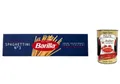 Produktbild: 10x Barilla Spaghettini n° 3, Pasta 100% italienisch Nudeln aus Hartweizengrieß 500g Packung + Italian Gourmet Polpa di Pomodoro 400g Dose