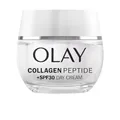 Produktbild: Olay Collagen Peptide Feuchtigkeitsspendende Tagescreme für das Gesicht, LSF 30, mit Niacinamid, Well-Aging-Hautpflege: stärkt, regeneriert, spendet Feuchtigkeit, 50 ml