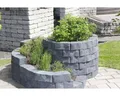 Produktbild: Kräuterschnecken Set Antik anthrazit-quarzit 160 cm x 140 cm x 60 cm