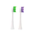 Produktbild: ApaCare Sonic 3D Sensitive Zahnbürstenaufsätze weiß mit sensitive Borsten | Ersatzbürstenaufsätze für die ApaCare Sonic Schallzahnbürste | 2 Stück