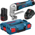Produktbild: Bosch Blechschere GSC 12V-13 Professional, Akku, 12V / 2,0Ah, mit 2 Akkus und Koffer