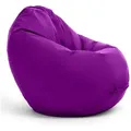 Produktbild: Bruni Sitzsack Classico mit Innensack, indoor & outdoor, Qualität aus Bayern, Robuster, gemütlicher XXL-Bean Bag, in Deutschland gefertigt, waschbar lila 90 cm x 90 cm