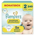 Produktbild: Pampers Premium Protection New Baby Größe 2 Mini 4-8 kg Monatsbox 240 Stück