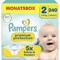 Produktbild: Pampers Premium Protection Windeln Gr. 2 Mini (4-8 kg) Monatsbox 240 Stück 8006540705544