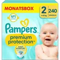 Produktbild: Pampers Windeln Premium Protection, Größe 2, 4-8 kg, Hautkomfort und Stop und Schutz, 240 Stück