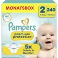 Produktbild: Premium Protection Windeln Gr. 2 Mini (4-8 kg) Monatsbox 240 Stück