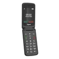 Produktbild: Gigaset GL595 Flip-Mobiltelefon – einfache Bedienung für Senioren, große Tasten & SOS-Notruftaste – Staub- & spritzwassergeschützt IP44 Schutzklasse–ohne Vertrag–2,8 Zoll TFT-Farbdisplay, Black