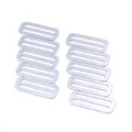 Produktbild: 10Pcs Metall Tri-Glide Slides Schnallen Kit 50mm Tri-Glide Slides Vierkantrin...