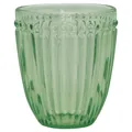 Produktbild: Greengate Glas ALICE PALE GREEN Grün Wasserglas 300 ml Trinkglas Saftglas