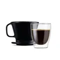 Produktbild: Tchibo Kaffeefilter, Filtergröße 101, Spülmaschinengeeignet, Keramik, Schwarz
