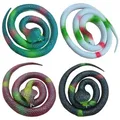 Produktbild: BONGSHAKALAKA 4 Stück Gummischlange Schlange Realistische Gummi Spielzeug Schlange Verschiedene Bunte Gefälschte Schlange Figur Gummi Schlangen Garten Requisiten Für Gartenstütze Und Streich