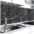 Produktbild: danario Küchenrückwand Folie selbstklebend - Matt - Spritzschutz Küche - versteift & robust 220 cm x 60 cm
