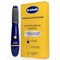 Produktbild: Dr. Scholl’s Hornhautentferner Elektrische Pediküre-Fußfeile – sofortiges Abfeilen & Entfernen von harter Haut und Verhornungen, weichere, glattere Füße, sanftes Polieren, AAA-Batterien inklusive
