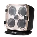 Produktbild: Klarstein Uhrenbeweger für Automatikuhren, Automatik-Uhrenbeweger für 4 Uhren, Automatikuhr Uhrenbeweger mit Acryl-Tür, Automatischer Uhrenbeweger, Blaue LEDs, Watch Winder Box mit 4 TPD Einstellungen