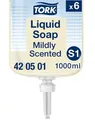 Produktbild: Tork milde Flüssigseife S1, 6 × 1.000 ml, 420501