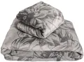 Produktbild: KH-Haushaltshandel Bettwäsche Winter Bettwäsche Teddy Fleece Flausch Plüsch 135x200+80x80cm, Fleece, 2 teilig, hellgrau, uni/einfarbig, super flauschige Winterbettwäsche
