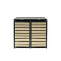 Produktbild: Westmann Mülltonnenbox, 480 l, Anthrazit - grau