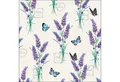 Produktbild: Ambiente Luxury Paper Products Papierserviette, Servietten Papier 33x33cm 3-lagig mit Lavendelmotiv 20 Stück