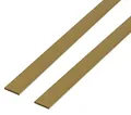 Produktbild: Alberts 497651 Flachstange | Messing | 1000 x 15 x 2 mm | 2er Set