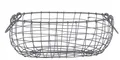 Produktbild: degawo Aufbewahrungsbox degawo Draht Korb -MITTEL- oval L=33,9 cm Griffe Garten Deko Eisen (1x Korb)