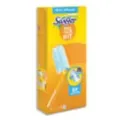 Produktbild: Swiffer Staubmagnet XXL Duster kit 3x mehr Set Plus 2 Tücher 90 cm Teleskopgriff Staubfangtücher : Blau