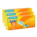Produktbild: 3x Swiffer Staubmagnet XXL Kit Staubbesen Staubtuch - 1 Griff + 2 Tücher