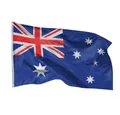Produktbild: PHENO FLAGS Flagge Australien Flagge 90 x 150 cm Australische Fahne Nationalflagge (Hissflagge für Fahnenmast), Inkl. 2 Messing Ösen