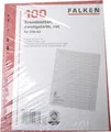 Produktbild: FALKEN Trennblätter rot A4 Karton 24x30cm liniert 230g/qm - 100er Pack