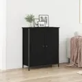 Produktbild: Sideboard Schwarze Eiche 70 x 30 x 80 cm Holzwerkstoff Vidaxl