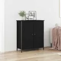 Produktbild: Sideboard Schwarz Eichen-Optik 70 x 30 x 80 cm Holzwerkstoff
