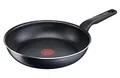 Produktbild: Tefal C38506 XL Force Bratpfanne 28 cm | Antihaftversiegelung | widerstandsfähig | robust | Thermo-Signal | Diffusion Base Pfannenboden | extragroße Form | stabiler Griff | Schwarz