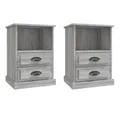 Produktbild: vidaXL Nachtkommode, Nachttische 2 Stk. Grau Sonoma 43x36x60 cm