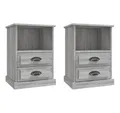 Produktbild: vidaXL Nachttisch Nachttische 2 Stk Grau Sonoma 43x36x60 cm Nachtkonsole Nachtschrank