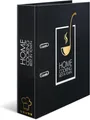 Produktbild: HERMA Rezeptordner A4 zum Selberschreiben Schwarz Gold, 7 cm breit, Motiv Rezept
