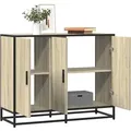 Produktbild: Sideboard Sonoma-Eiche 94x35x76 cm Holzwerkstoff - Vidaxl