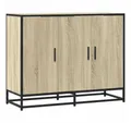 Produktbild: vidaXL Sideboard Sideboard Sonoma-Eiche 94x35x76 cm Holzwerkstoff (1 St)